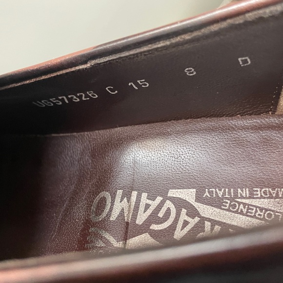 Ferragamo Men’s Slip-On Loafers - Dark Brown, Size 8D - Picture 8 of 12